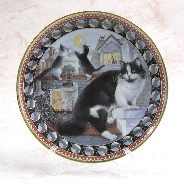 レズリー・アン・アイボリー】CATSの絵皿 Angel in the Jellicles: Vintage