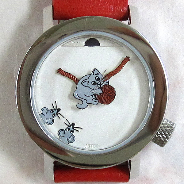 画像: フランスAKTEO社の猫の時計が入荷しました